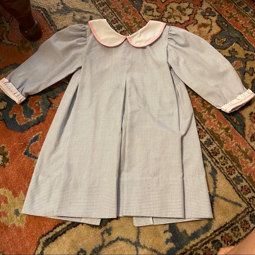 2T Girls Peter Pan collar dress